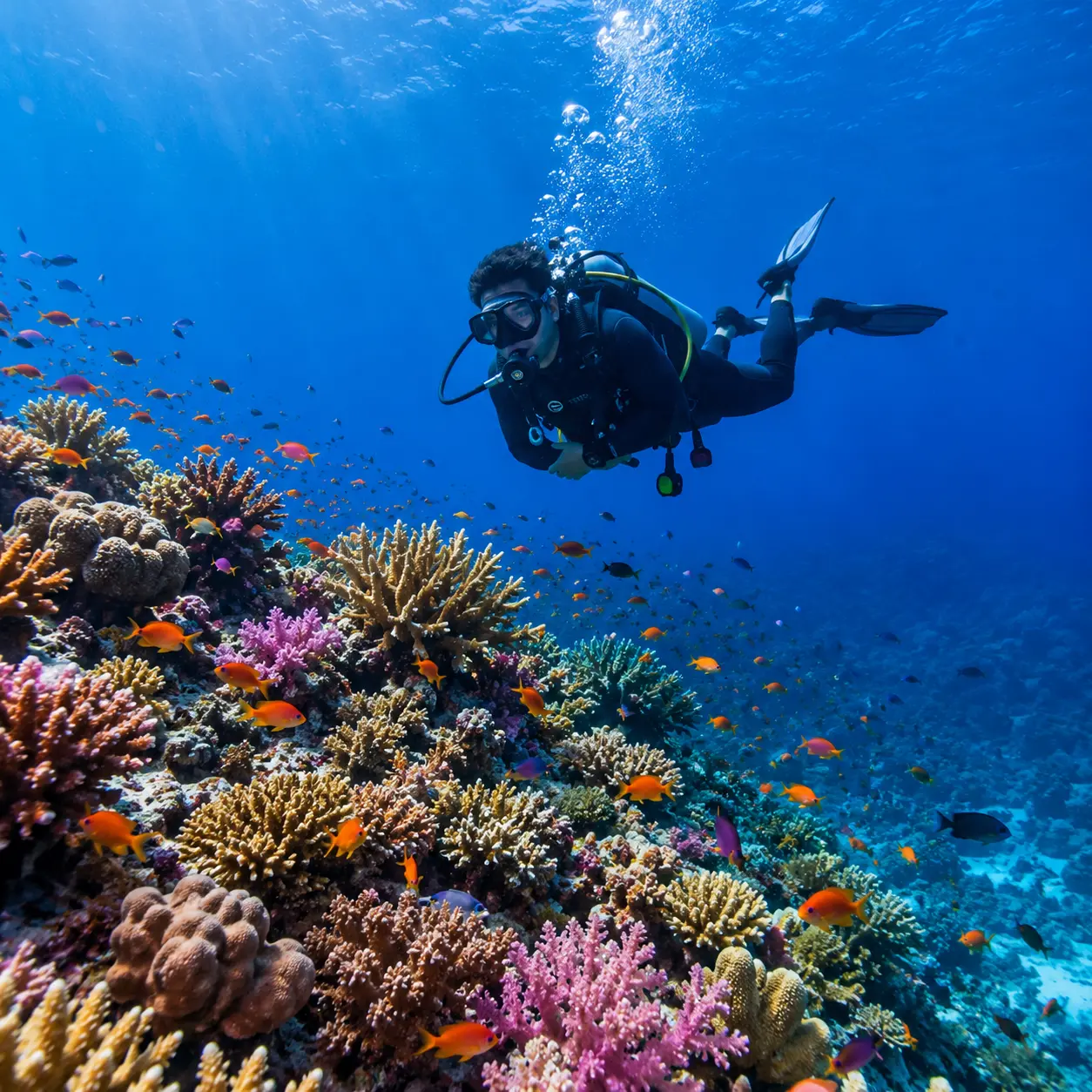 Clear tropical Andaman waters